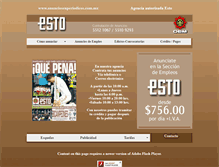 Tablet Screenshot of esto.anunciosenperiodicos.com.mx